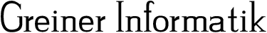 Logo Greiner Informatik